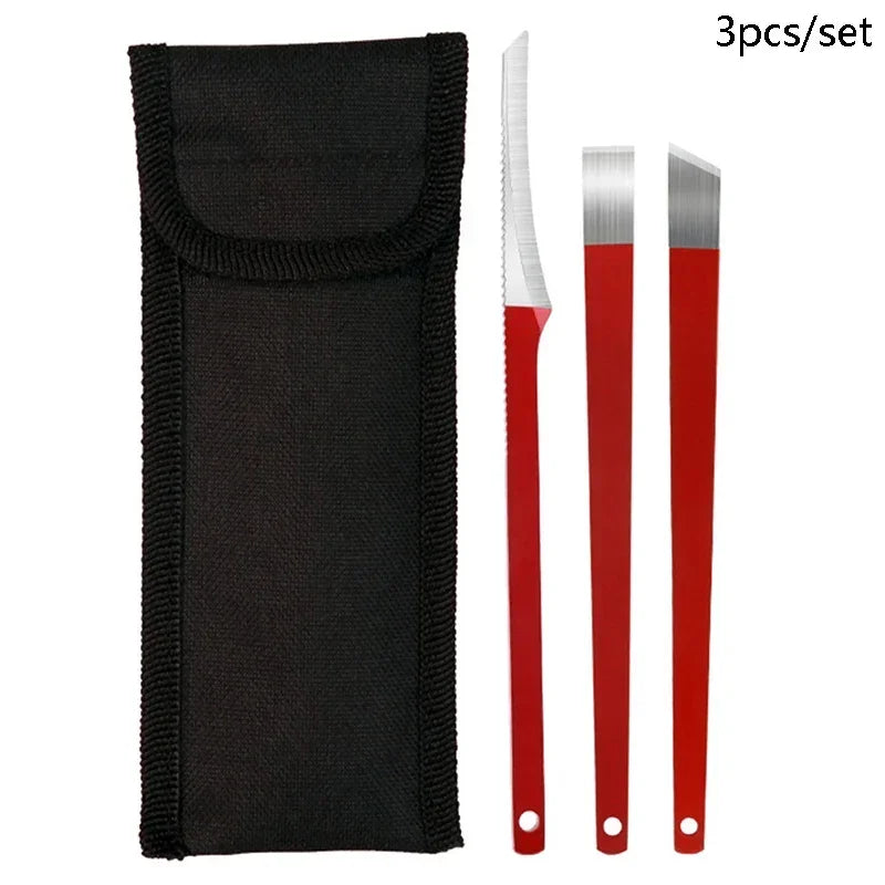 Pedicure Knife Tools for Feet Stainless Steel Foot Scrubber Dead Skin Remover 3/4/5Pcs Foot Scraper Knife Scraping Manicure Tool