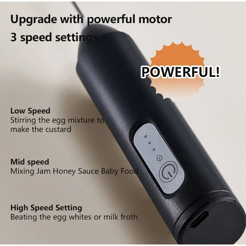 1 pc Electric Milk Frother Handheld Egg Beater Foamer Coffee Maker Electric Blender Mixer Mini Portable Blender Kitchen Tool
