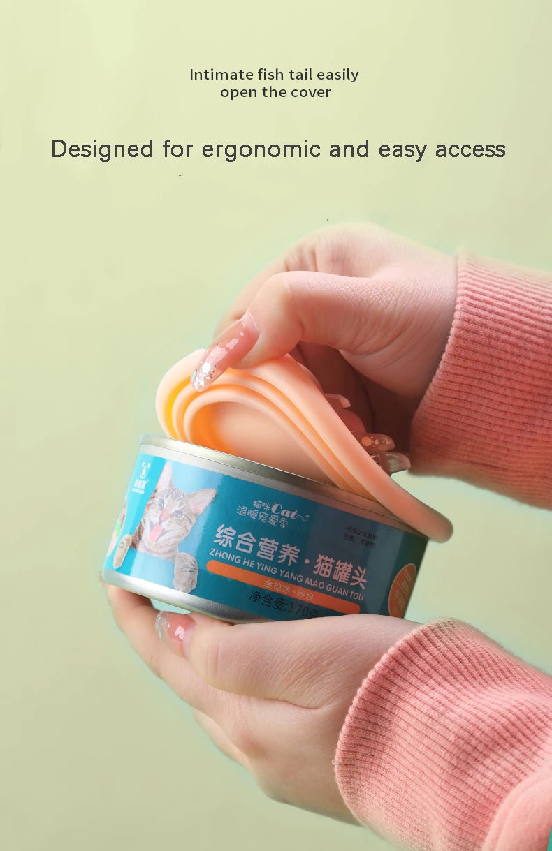 Silicone Canned Lid Sealed Feeders Food Can Lid For Puppy Dog Cat Storage Top Cap Reusable Cover Lid Health Pet Daily Supplies