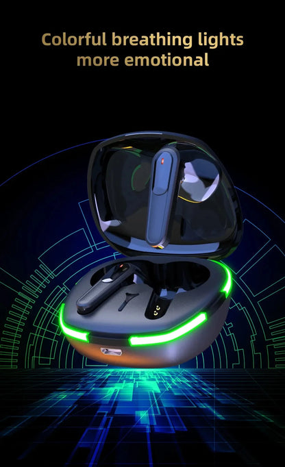 New Pro60 Binaural Wireless TWS Wireless Bluetooth Headset Mini Sports Bluetooth Headset NoiseCancelling Gaming Headset