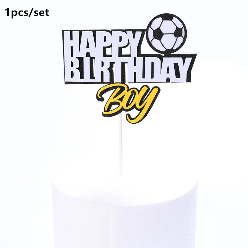 108*180cm Football Tablecloth Party Supplies Disposable Plate Tableware Party Birthday Party Decor Kids Boy Soccer Party Supplie