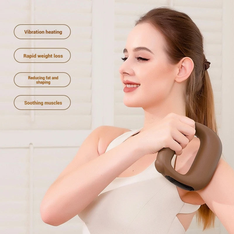 Portable Electric Muscle Massage Gun - Deep Tissue Fascia Massager for Neck, Foot & Full Body Relaxation Mini Massage Gun