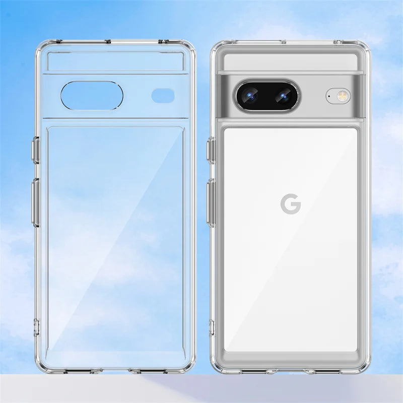 For Cover Google Pixel 7 Case Google Pixel 7 Capas Shockproof Bumper Multicolour Clear Transparent For Fundas Google Pixel 7 Pro