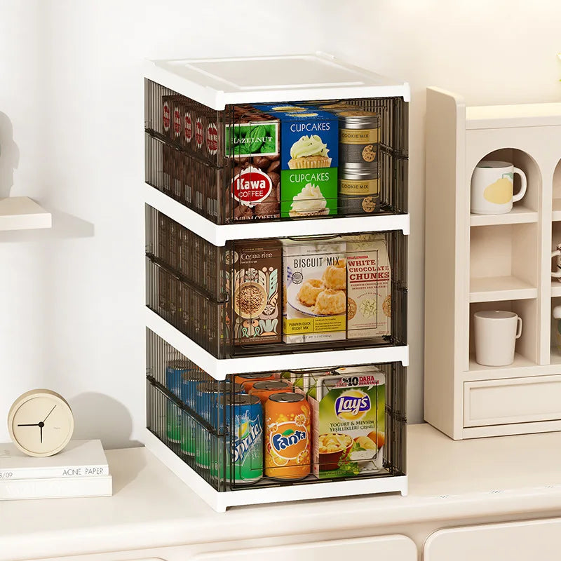 Transparent Shoes Box 6 Layers Shoe Display Case Thickened Foldable Sneaker Shoe Organizers Dustproof High-top Shoe Rack Shelf