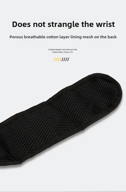 Magnetic Wristband with Super Strong Magnets Holds Screws, Nails, Drill Bit. Unique Wrist Support Design Cool Handy Gadget Gifts