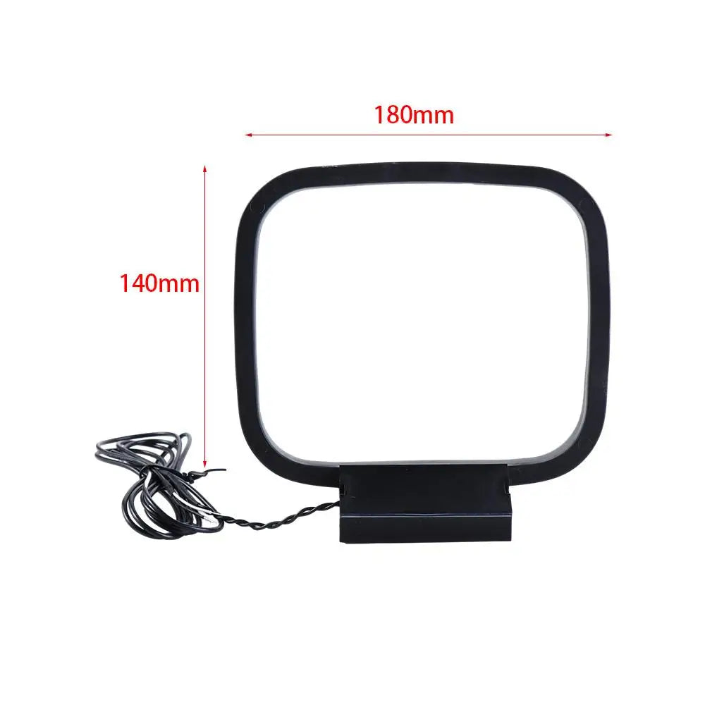 Av Audio Bare Wire Indoor Radio Radio Loop Antenna Home Stereo Receiver Radio Signal Receiving Am Loop Antenna Fm Radio Loop