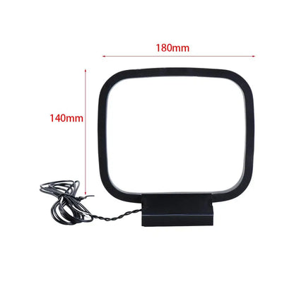 Av Audio Bare Wire Indoor Radio Radio Loop Antenna Home Stereo Receiver Radio Signal Receiving Am Loop Antenna Fm Radio Loop