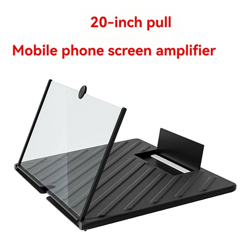 Y17A 20 Inch Screen Magnifier 3D HD Phone Magnification Projector Screen Magnification Compatible With All Smartphones