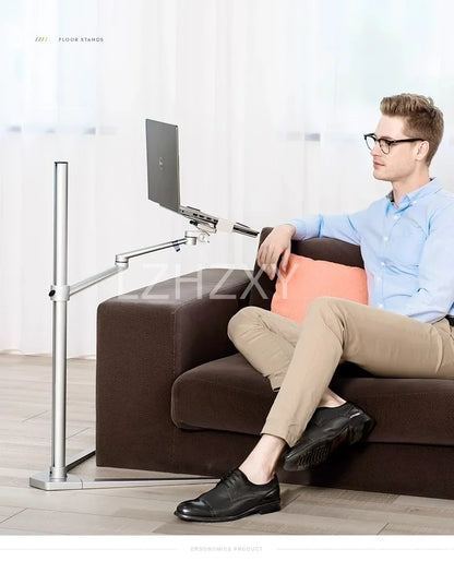 The laptop stand movable suspended and adjustable and the lazy reading stand standing Laptop Parts Accessories Office equipment