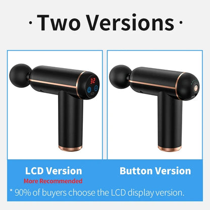 NEW Massage Gun Portable Percussion Pistol Massager For Body Neck Deep Tissue Muscle Relaxation Gout Pain Relief Fitness