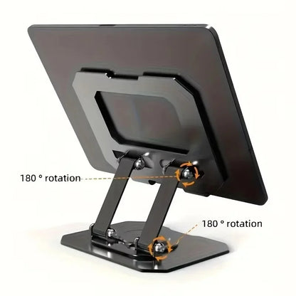 2025 Tablet Stand 360° Rotatable Adjustable Foldable Desktop Stand  Compatible For 4.7-12 Inch Ipad Pro/Air/Min/Phone Universal