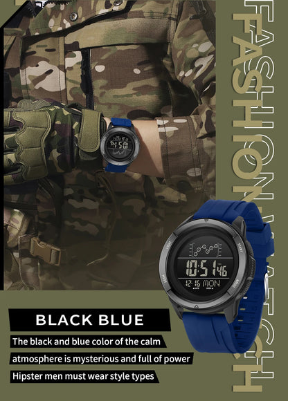 SANDA 2198 Single Monitor Male Student Electronic Watch Multifunctional Waterproof sports Student Electronic Watch 2025