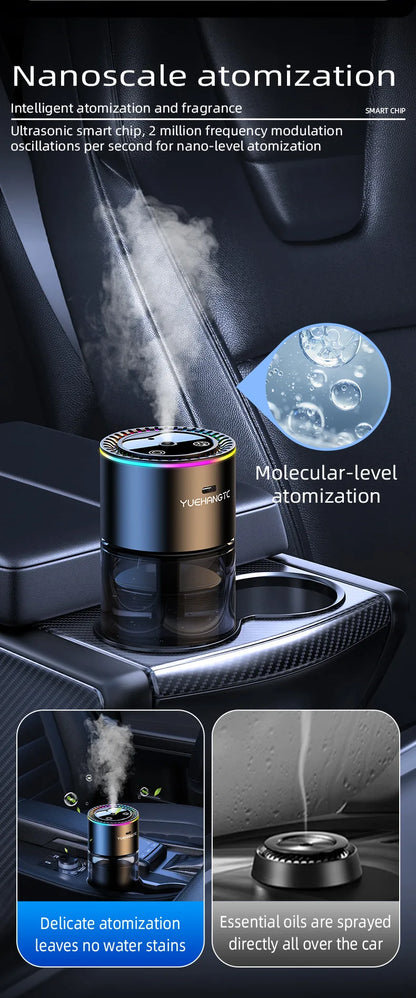 Spray Aroma Car Decorations Accessories With Aromatherapy High-End Car Air Freshener Electronic Car Fragrance Auto Deodorization