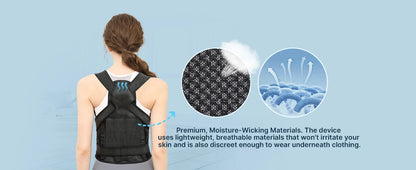 1PC Posture Corrector Back Brace - Lumbar & Shoulder Support for Back Pain Relief & Posture Improvement (Men/Women)