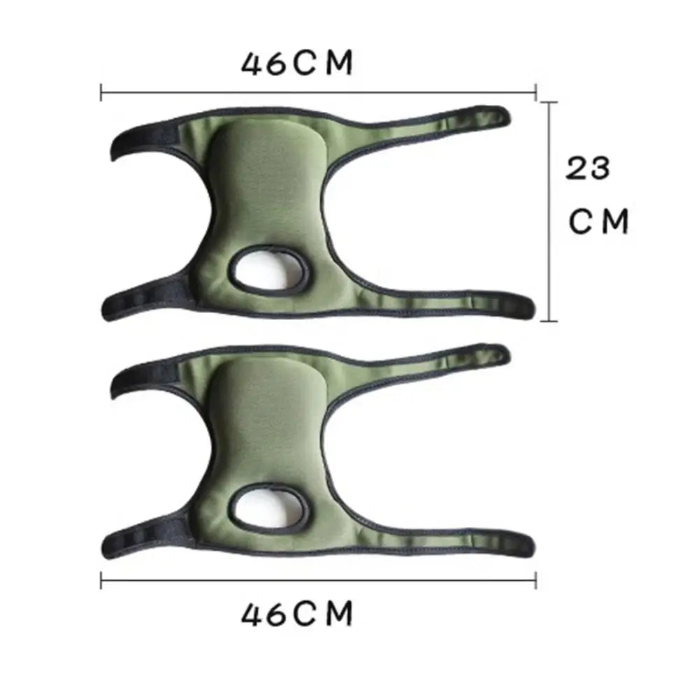 1Pair Elastic Garden Knee Pads Anti Slip Adjustable Knee Protection Thickened Soft Kneeling Cushion Scrubbing Floor