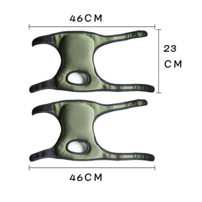 1Pair Elastic Garden Knee Pads Anti Slip Adjustable Knee Protection Thickened Soft Kneeling Cushion Scrubbing Floor