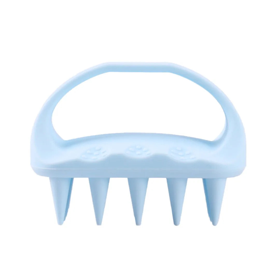 Scalp Scrubber Shampoo Brush Massager Clean Scalp Comb With Handle Hair Washing Brush Scalp Exfoliator Brush Head Scrubber Tools