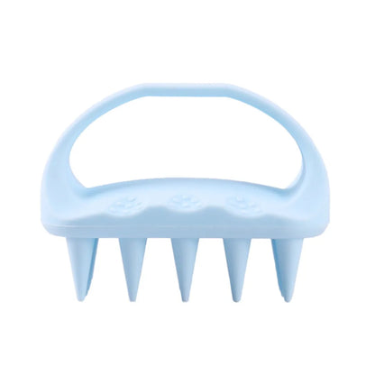 Scalp Scrubber Shampoo Brush Massager Clean Scalp Comb With Handle Hair Washing Brush Scalp Exfoliator Brush Head Scrubber Tools