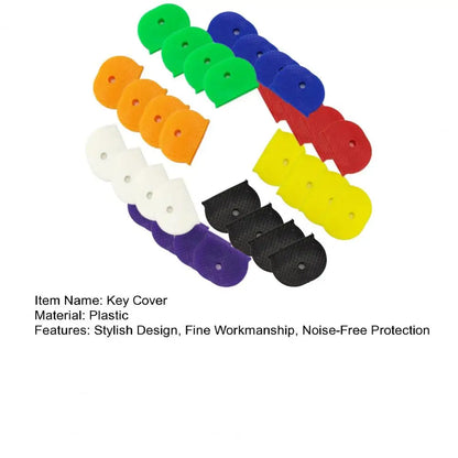 Key Identification Accessories Colorful Key Covers 32-pack Colorful Plastic Key Covers House Key Soft Rubber Key Toppers