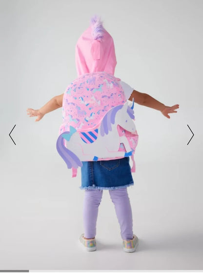 Australian Smiggle Backpack Pink And White Unicorn Student Stationery Backpack Lunch Bag Water Cup Student Gift