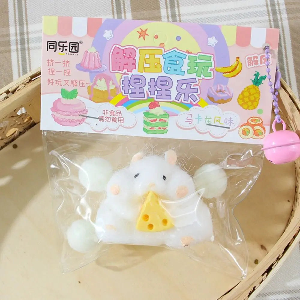 Random 1PC Pink White Capybara Squeezing Toys Squishy Toys Capybara Stress Relief Toys Pinch Stretch Decompress Stress Toys