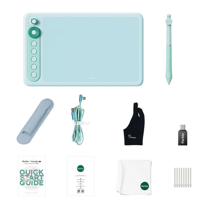 Parblo Intangbo X7 Drawing Tablet 7.2x4.5 inch Graphics Tablets,Digital Drawing Tablet with 6 Customized Keys for Digital Art