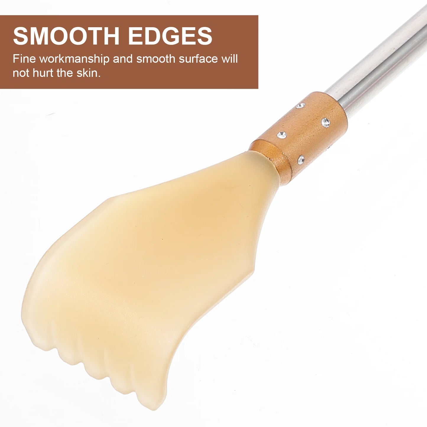 Tickle Tool Scratcher Hand Massage Massager Body Rake Back Stainless Steel Retractable