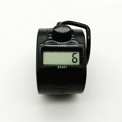 Electronic 5 Digit Number Counters Plastic Shell Hand Finger Display Manual Counting Tally Clicker Timer Soccer Golf Counter
