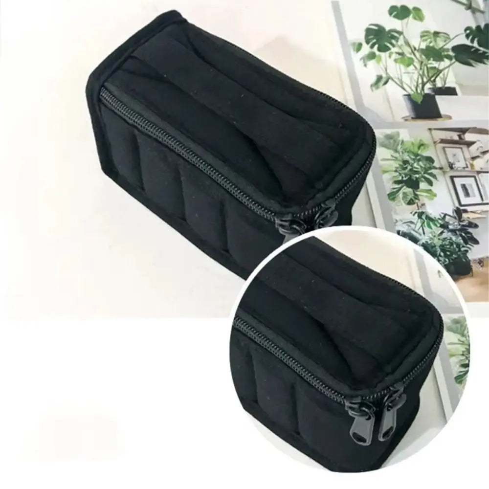 8-Grid Essential Oils Carry Case Moisture-proof Shockproof Cosmetic Organizer Box Handle Convenient Essential Oils Container