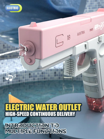 Electric Water Gun Toy Portable Automatic  Electric Burst Water Gun Kids Outdoor Water Toys