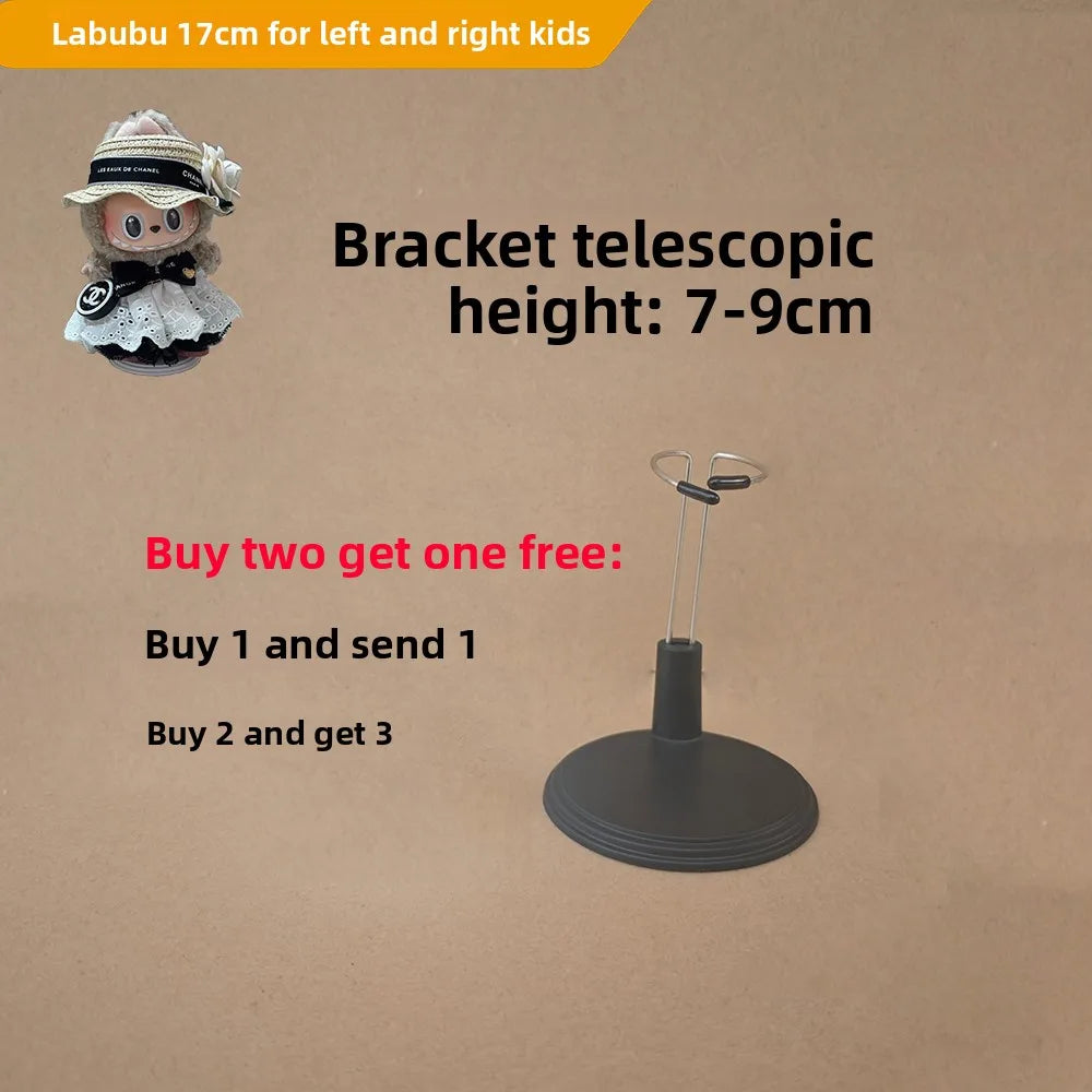 LABUBU Adjustable Metal White Black Doll Dummy Puppet Wrist Stand Holder Bracket Support Dollhouse Accessories Toy Store Display