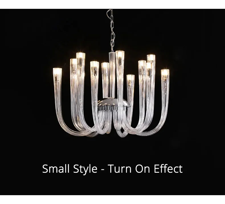 ART DECO Glass Chandelier for Living Room Bedroom Dining Room Designer Luxury LED Hanging Ligting 2024 NEW Lamp