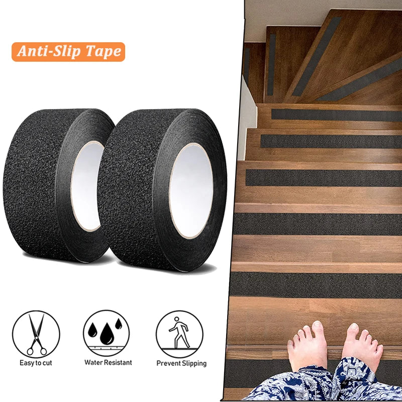 Floor Non Slip Tape Bathroom Stairs High Friction Safety Anti-slip Tape Outdoor Indoor Skate Stickers Bathtub Anti Slip Adhesive