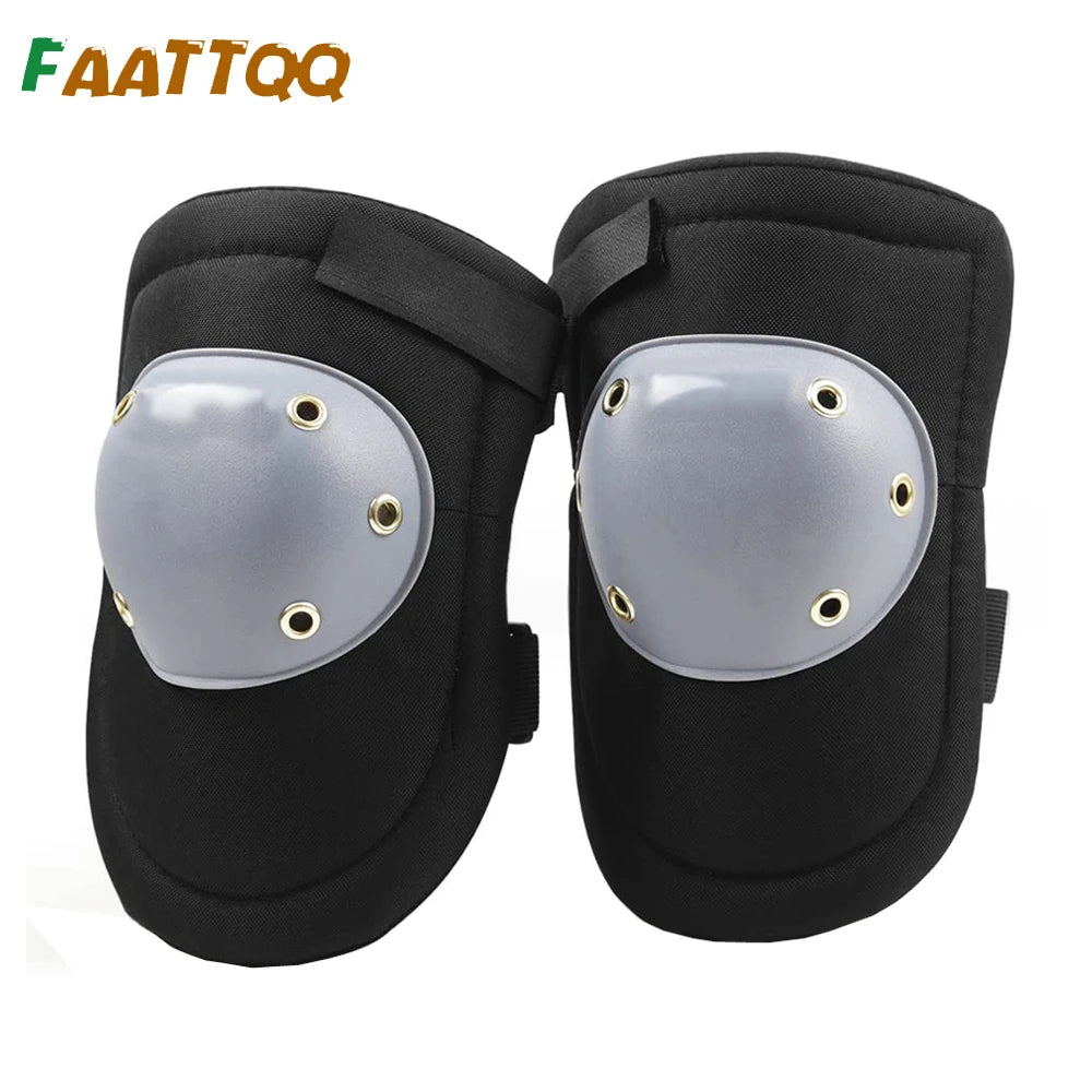 1Pair Professional Knee Pads for Work, Durable Construction Adjustable Knee Pads for Flooring, Gardening, Cleaning, Constructing