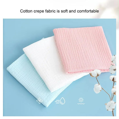 10PCS Baby Gauze Diapers 100% Cotton Baby Nappy for Newborn Changing 43x45cm Washable Reusable Double Layer Soft Baby Towels