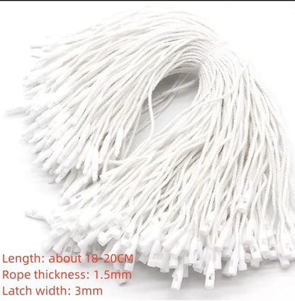 100pcs 20cm Length Clothing Tag  Loop Pins Security Loop Tag Fasteners Price Tag Fastener