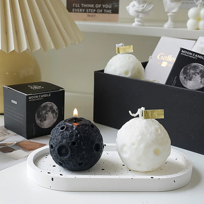 Creative Lunar Shape Scented Candles Home Decor Candle For Party Birthday Room Decoration Gift