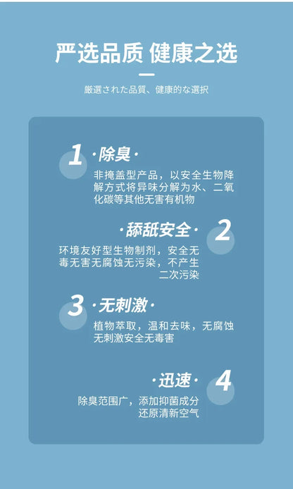 Pet Deodorant Cat Dog Odor Cleanse Spray Cat Litter Cat Urine Deodorant Biological Enzyme Decomposer Non-disinfectant Spray