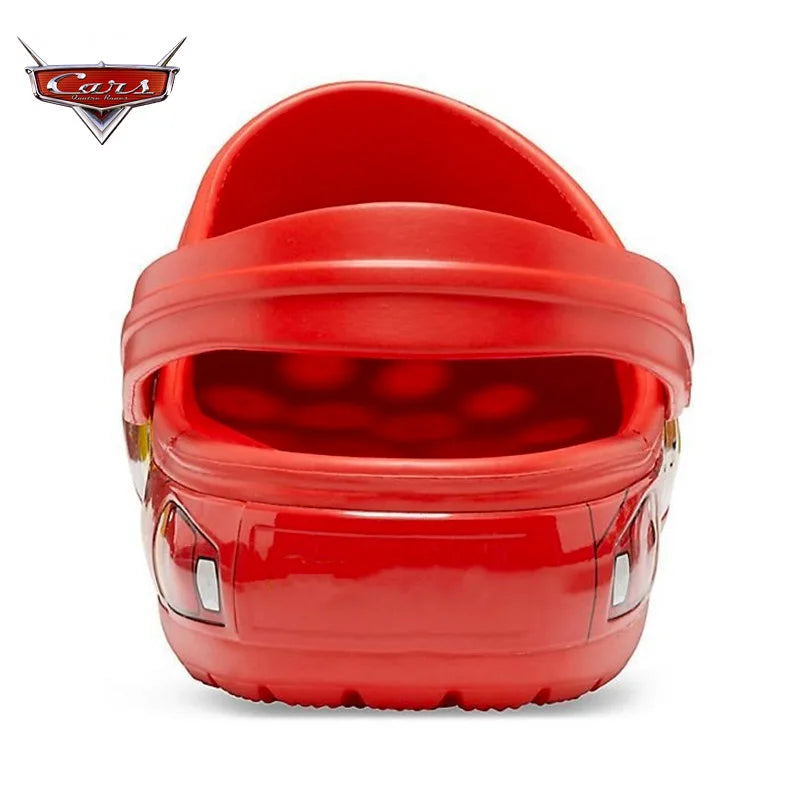 Disney Lightninged Mcqueen Pixar Waterproof Summer Slippers Outdoor Beach Holey Shoes Sandals EVA Flip Flops Gifts