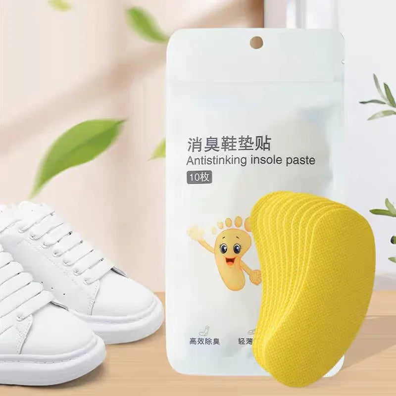 12/60pcs Shoes Deodorant Sticker Deodorant Foot Odor Deodorants Sneaker Smell Fresh Fruity Aroma Insole Sterilization Sticker