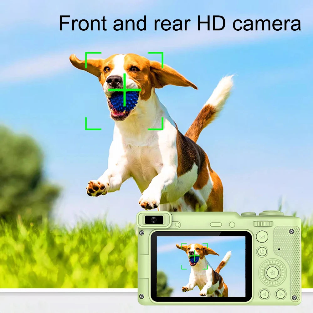 HD 50MP Digital Camera Autofocus Vlogging Camera with 2.4" Large Screen Camcorder Camera For kids Beginner Camera 8x Dual Camera