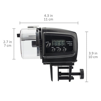 Automatic Fish Feeder for Aquarium Fish Tank Auto Feeder with Timer Pet Feeding Dispenser Fish Shrimp Betta Goldfish Food Feeder