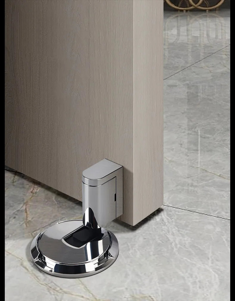 No-punch Door Suction Windproof Ground Suction Anti-collision Door Stopper Household Door Stopper Door-impact Fixed Door Stopper