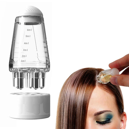 Hair Oil Applicator - Scalp Massage Comb, Essential Serums Brush for Hair Care Massage Relaxation, 6 ml, 1 Pcs