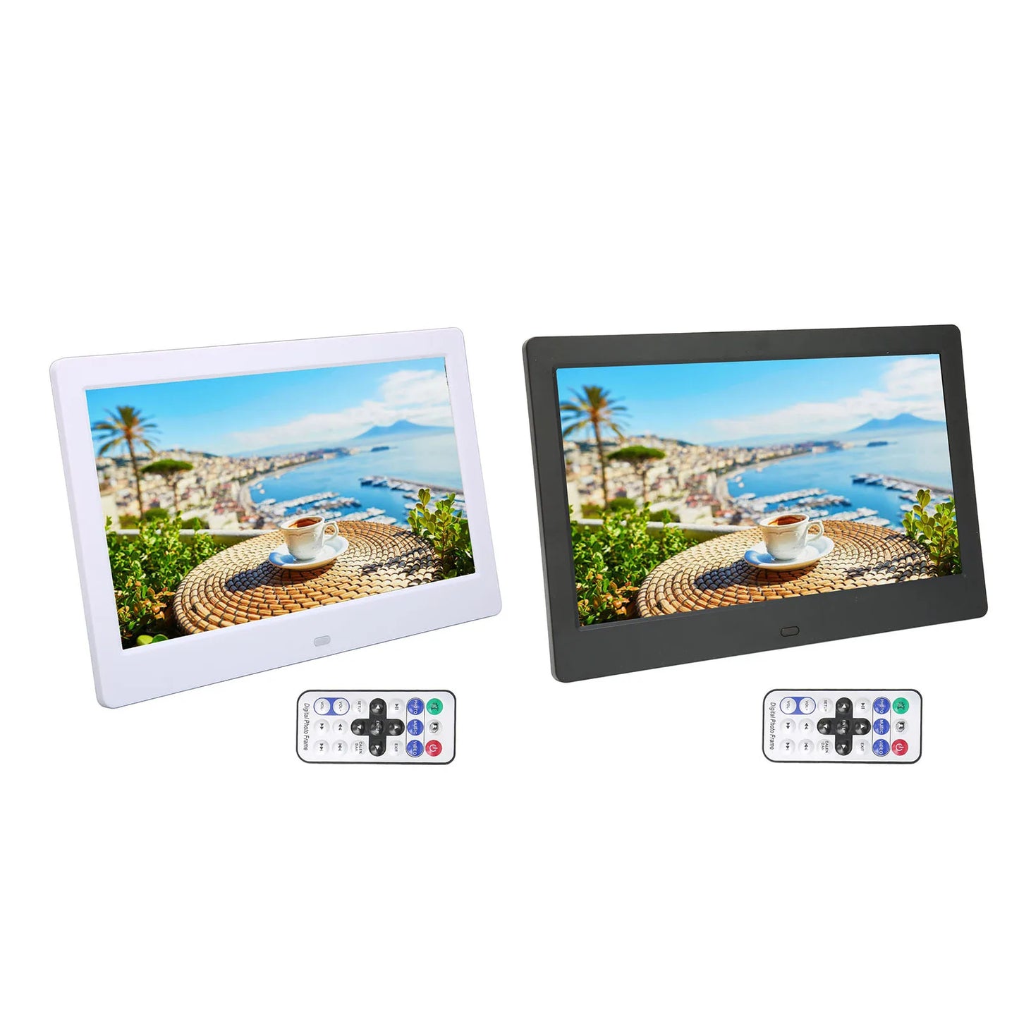 Digital Photo Frame HD 10.1 Inch 1024x600 LCD Display Smart Electronic Picture Frame with Remote Control Digital Picture Album