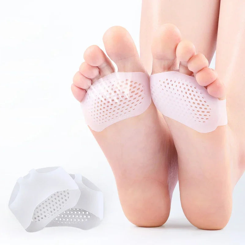 Silicone Forefoot Pads for Women High Heel Pain Relieve Inserts Breathable Foot Care Pads Half Shoe Insole Cushion Accessories