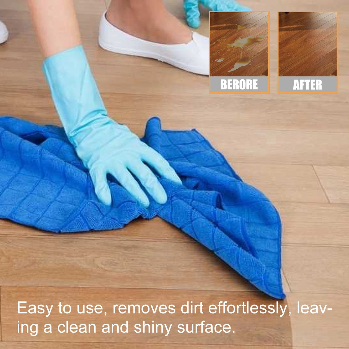 Wood Floor Brightening Cleaner Wood Stain Remover Floor Cleaning Polishing Liquid Repair Scratch Decontamination Floor Cleaner