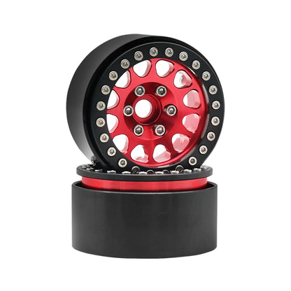 Metal 1.9 Beadlock Wheel Rim Hub for 1/10 Hsp Redcat Rc4wd WRAITH Tamiya Axial SCX10 D90 HPI RC Car Spare Part