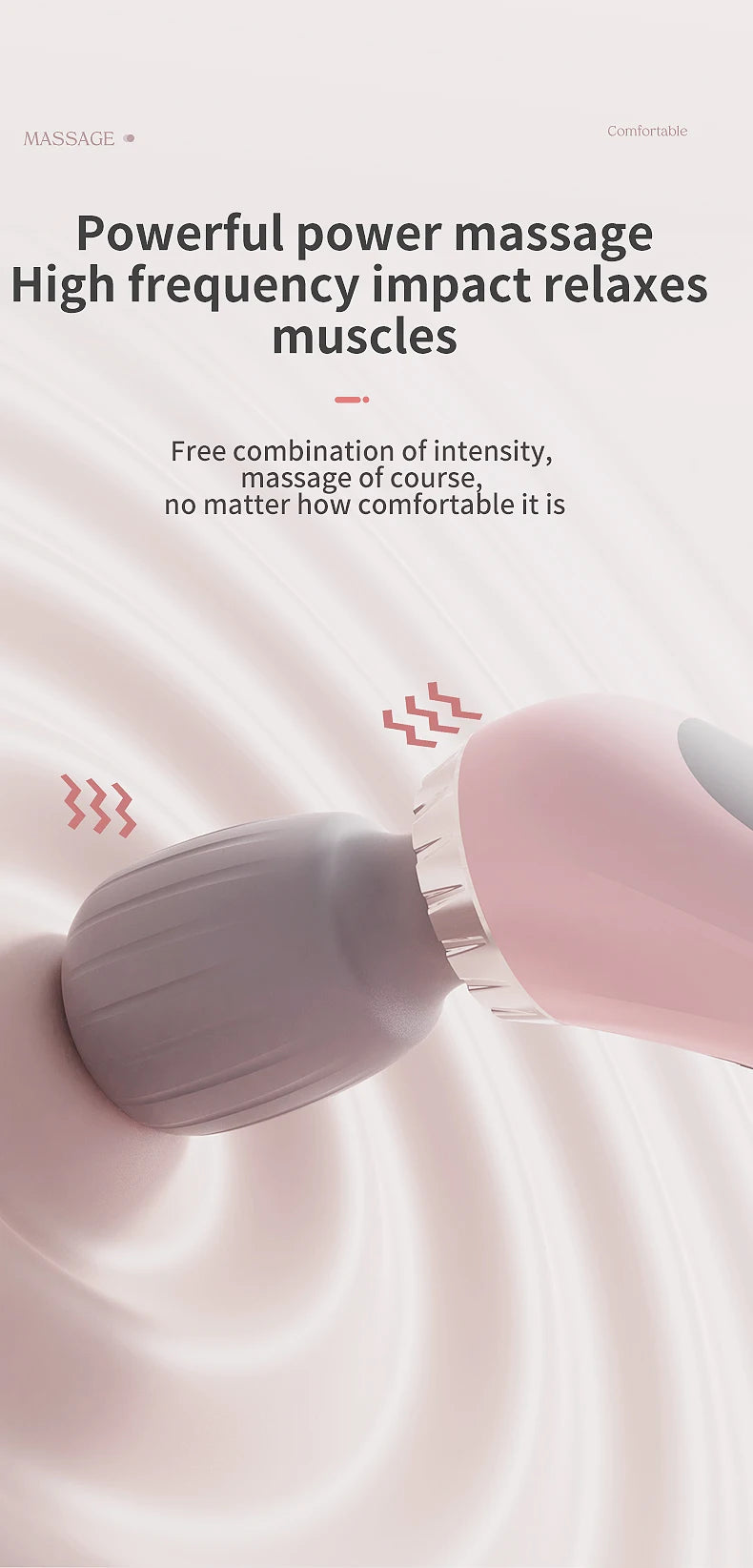 New Portable handheld massager USB rechargeable multifunctional full body massage gun relax neck back legs and waist masajeador