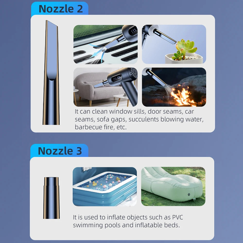 Car Vacuum Cleaner Wireless Vacuum Cleaner Handheld Vacuum Pump Mini Vacuum Cordless Robot for Car Home Appliance Strong Suction